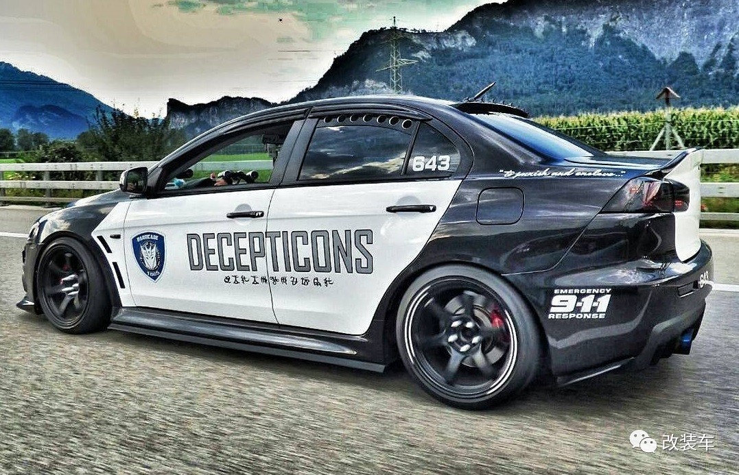 有人举报非法改装车,结果来了辆三菱EVOX警