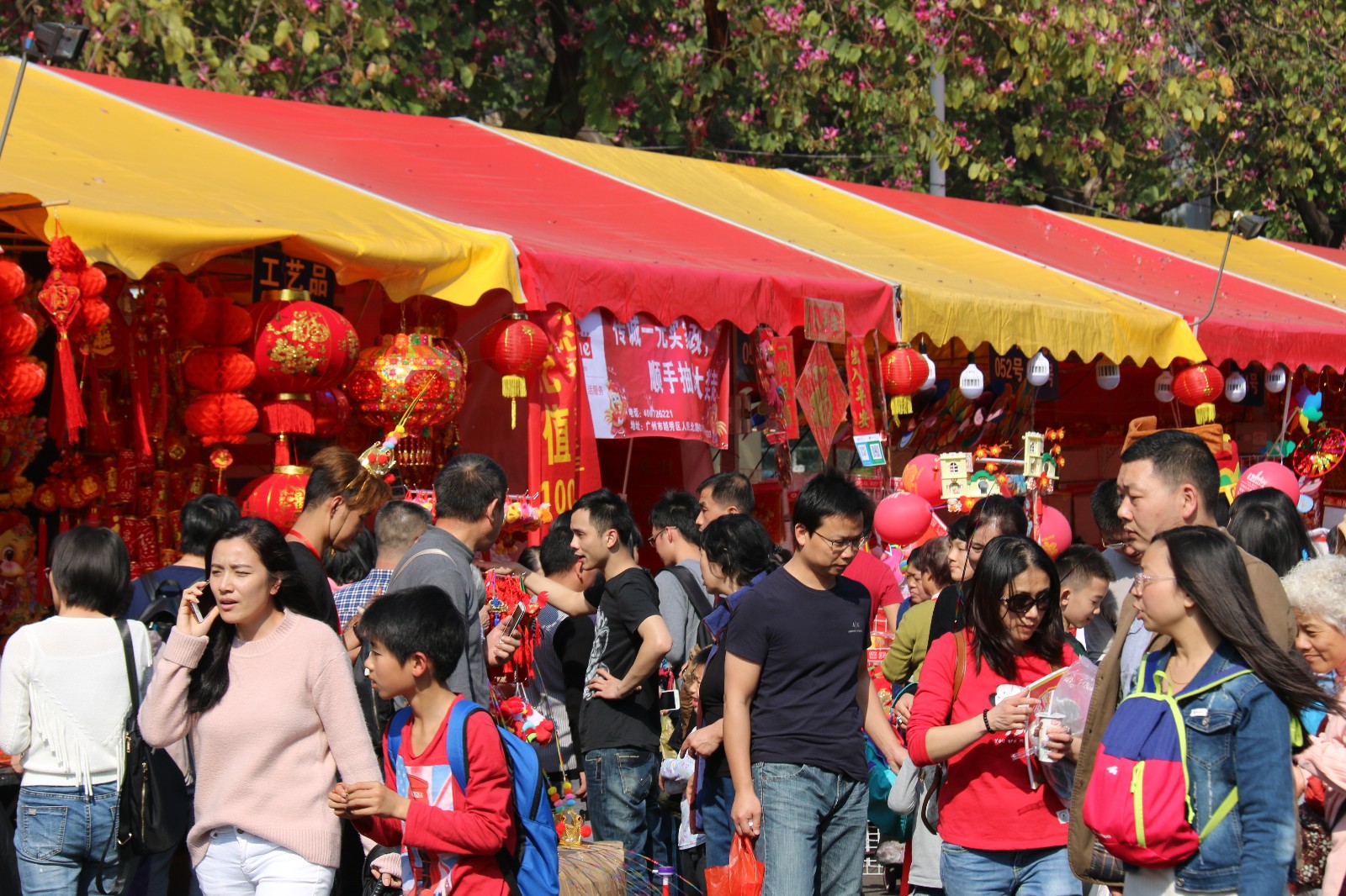 【广州过年行花街摄影图片】广州教育路花市纪实摄影_刚好_太平洋电脑网摄影部落