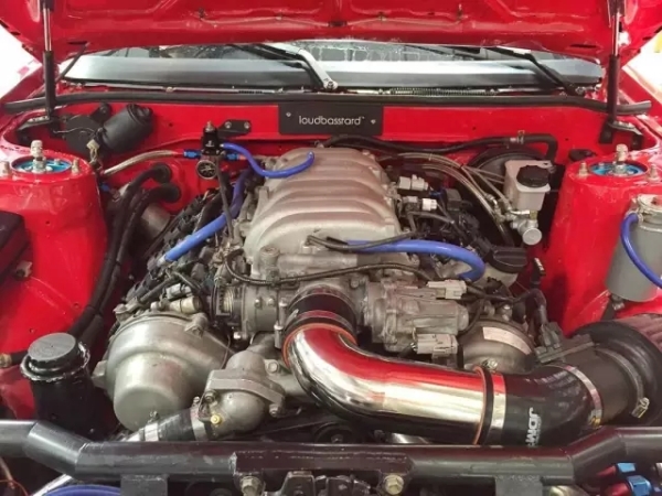 AE86改装V8引擎,大马力宽体后驱车让人猝不及